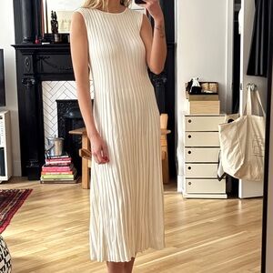 Banana Republic Ivory Backless Dress